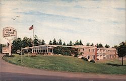 Charter House Motor Hotel Kittery, ME Postcard Postcard Postcard