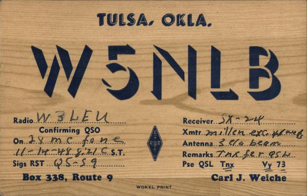 W5NLB Tulsa Oklahoma