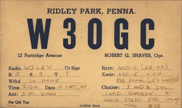 W30GC Ridley Park Pennsylvania