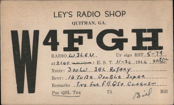 W4FGH Quitman Georgia