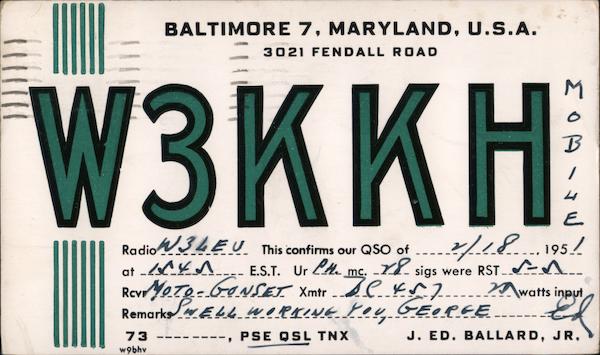 W3KKH Baltimore Maryland