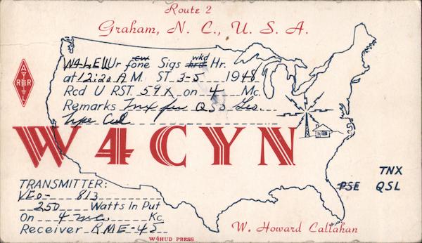 W4CYN Graham North Carolina