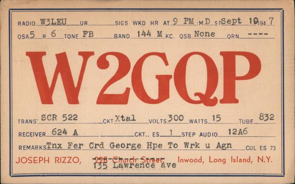 W2GQP Inwood New York