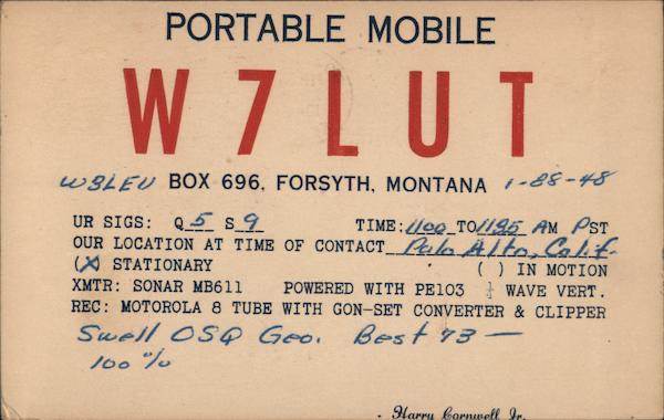 W7LUT Forsyth Montana
