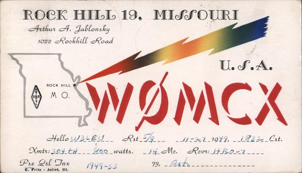 W0MCX Rock Hill Missouri