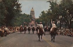 Cheyenne Frontier Days Parade Wyoming Postcard Postcard Postcard