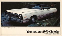 1970 Chrysler New Yorker 2-Door Hardtop Postcard