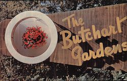 The Butchart Gardens Victoria, BC Canada British Columbia Postcard Postcard Postcard