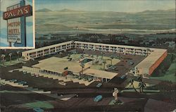 Palms Motor Hotel Postcard