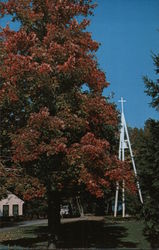 Camp Pioneer Bell Tower Postcard