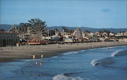 Mile Long Santa Cruz Beach Postcard