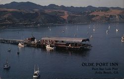 Olde Port Inn, Port San Luis Pier Postcard