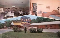 Georgia-Florida Motel and Restuarant Postcard