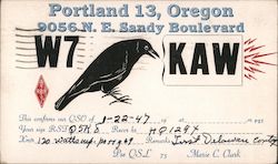 W7KAW Postcard