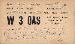 W 3 OAS Postcard