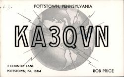 KA3QVN Pottstown, PA Postcard Postcard Postcard