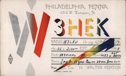 W3HEK Philadelphia, PA Postcard Postcard Postcard