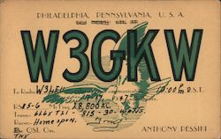 W3GKW Philadelphia, PA Postcard Postcard Postcard