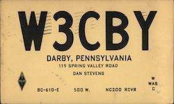 W3CBY Darby, PA Postcard Postcard Postcard