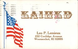 KA1HKD - Leo P. Lemieux Woonsocket, RI Postcard Postcard Postcard