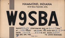 W9SBA Postcard