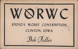 W0RWC Clinton, IA Postcard Postcard Postcard