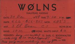 W0LNS Postcard