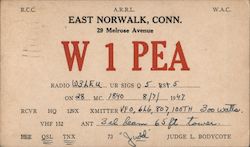 W1PEA Postcard