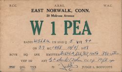 W1PEA Postcard