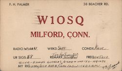 W1OSQ Milford, CT Postcard Postcard Postcard