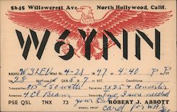 W6YNN North Hollywood, CA Postcard Postcard Postcard