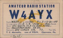 W4AYX Postcard