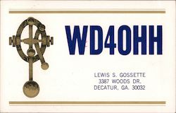 WD40HH Decatur, GA Postcard Postcard Postcard