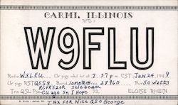 W9FLU Postcard