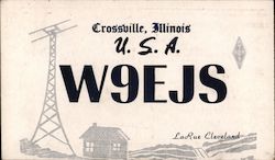 W9EJS - LaRue Cleveland Postcard
