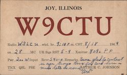 W9CTU Postcard