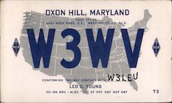 W3WV Oxon Hill, MD Postcard Postcard Postcard