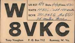 W8VKC Postcard