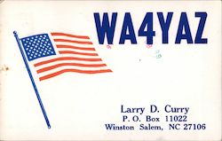 WA4YAZ Winston-Salem, NC Postcard Postcard Postcard