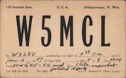 W5MCL Postcard