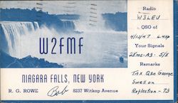 W2FMF Niagara Falls, NY Postcard Postcard Postcard
