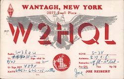 W2HQL Wantagh, NY Postcard Postcard Postcard