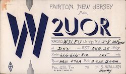 W2UOR Postcard