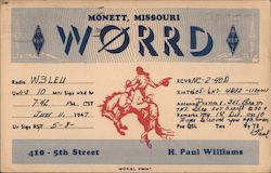 W0RRD Monett, MO Postcard Postcard Postcard