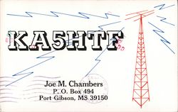 KA5HTF Port Gibson, MS Postcard Postcard Postcard