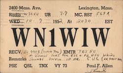 WN1WIW Postcard