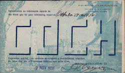 COCH 31.80 metros 9,428 kilociclos Postcard