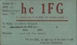 HC1FG Postcard