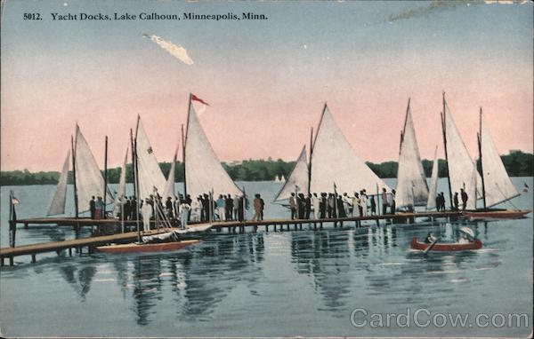 Yacht Docks, Lake Calhoun Minneapolis Minnesota