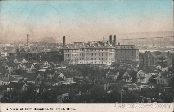 A view of City Hospital St. Paul Minnesota
